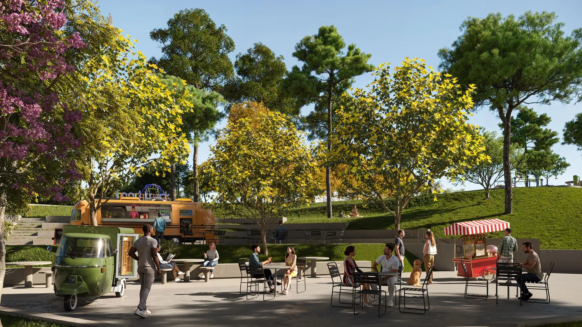 Ambiente de Confraternização ao Ar Livre